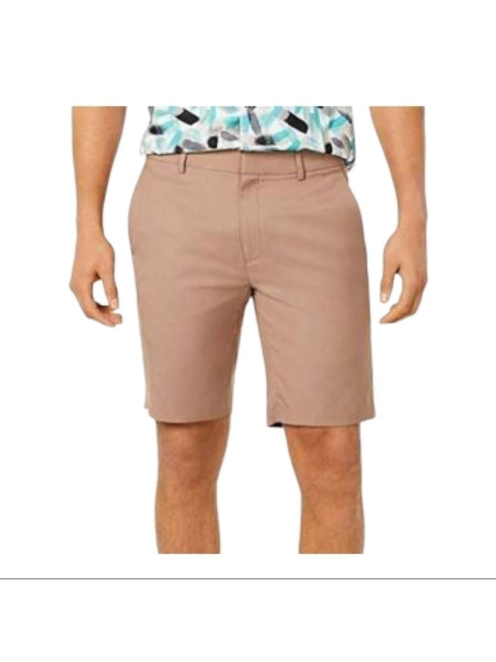 𝅺ALFANI Alfatech Stretch Waistband 9" Shorts Fresh Cement